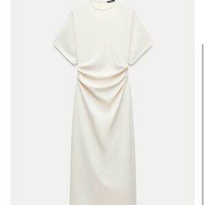 Zara Cream Midi Dress